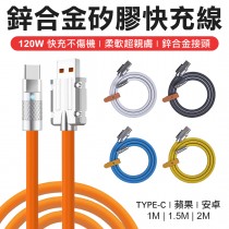 120W 機客線 加粗 紫合金超級快充線 加粗液態軟硅膠 充電線 Typec 安卓 蘋果充電線 傳輸線