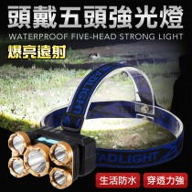 簡易頭戴式LED燈 頭燈 露營頭燈 戶外燈 手電筒 照明燈 燈 野營燈